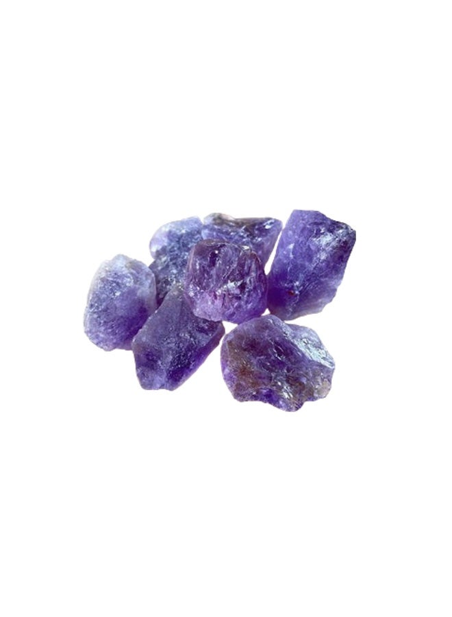 Natural Drilled Amethyst Raw Stone, Single item of Purple Crystal Cluster, Rough Unpolished Geode Mineral, Healing Energy Crystals, Irregular Shape - Image 1
